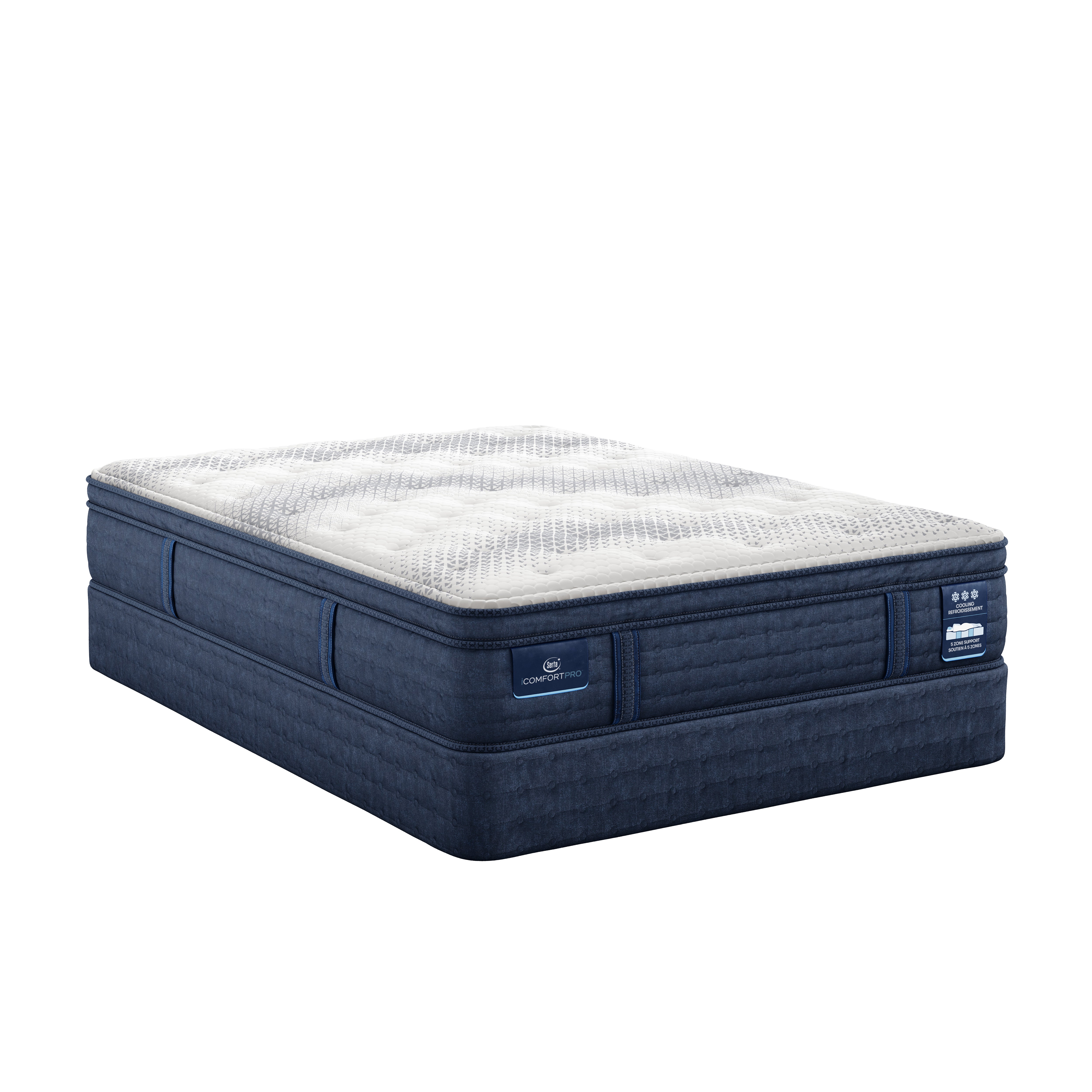 ONE OFF DEAL - 1 KING LEFT - Serta iComfort Pro Surrey Euro Top Plush