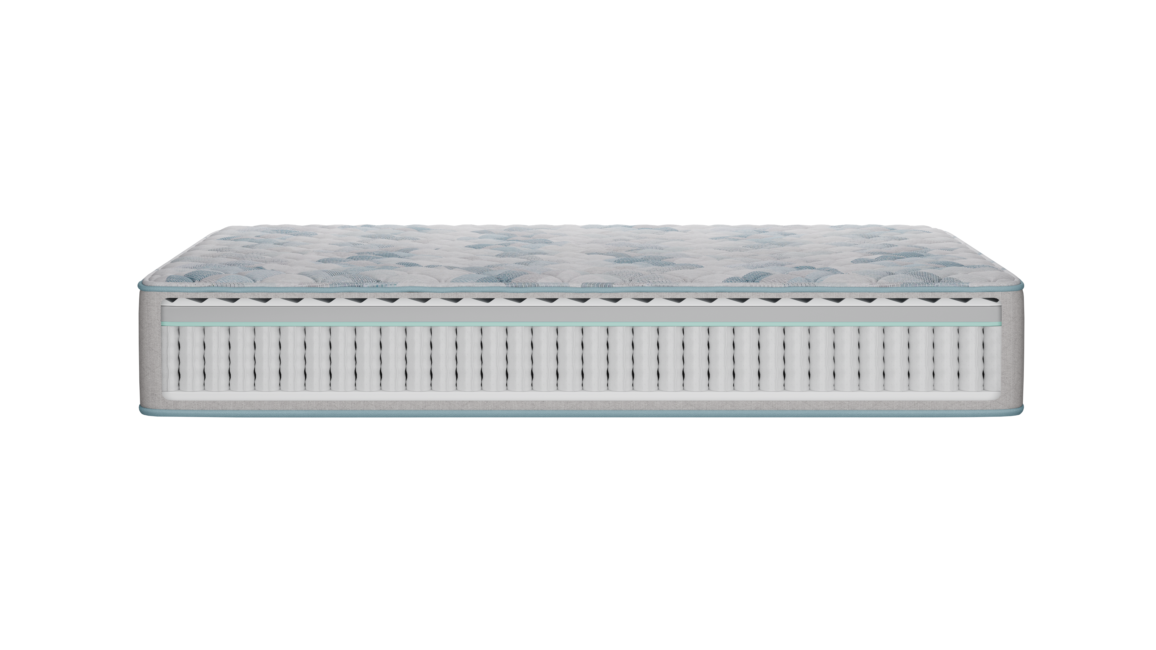 Beautysleep by Beautyrest Dr. Hard mattress Extra Firm side cutout view of pocketcoils