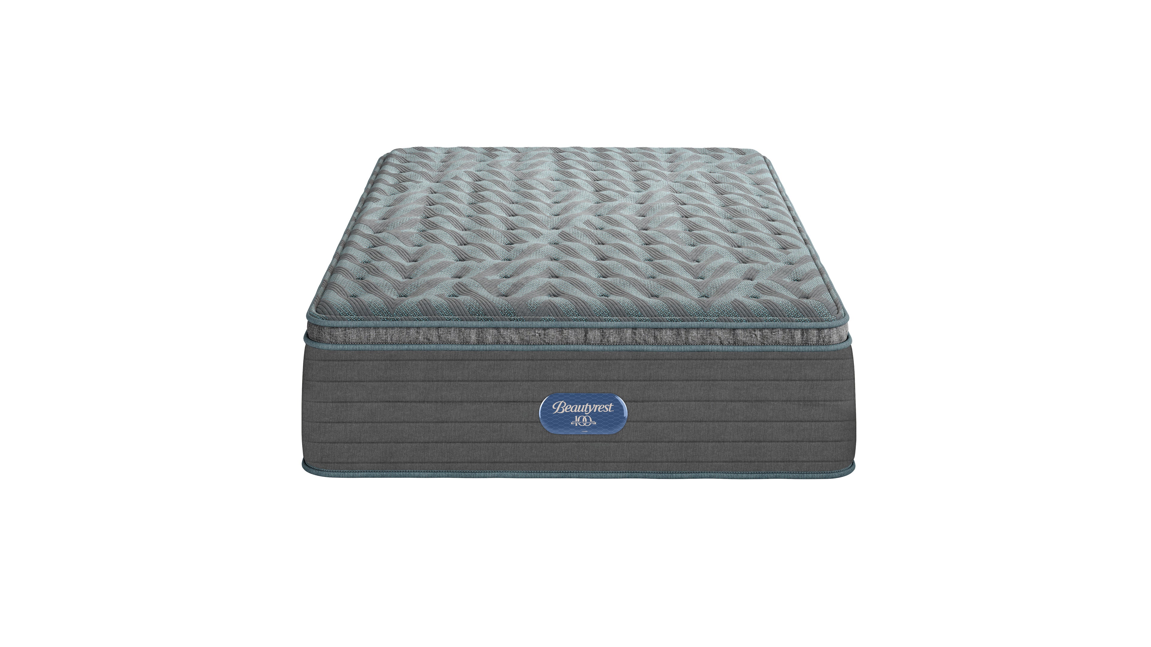 Front view of Beautyrest Eryx Medium Pillow top mattress