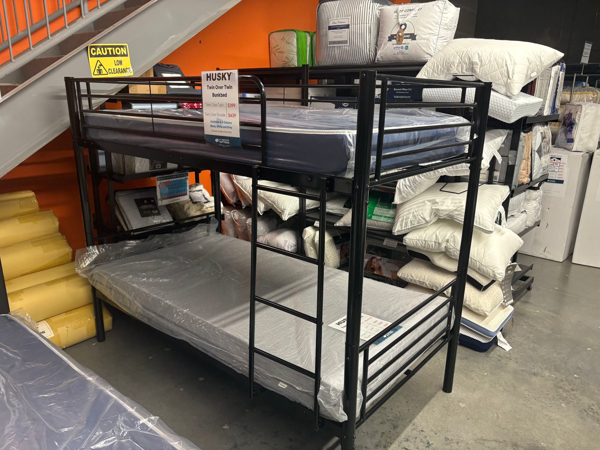 Husky Metal Bunk Bed at Mr. Liquidator Mattress Outlet Chilliwack BC