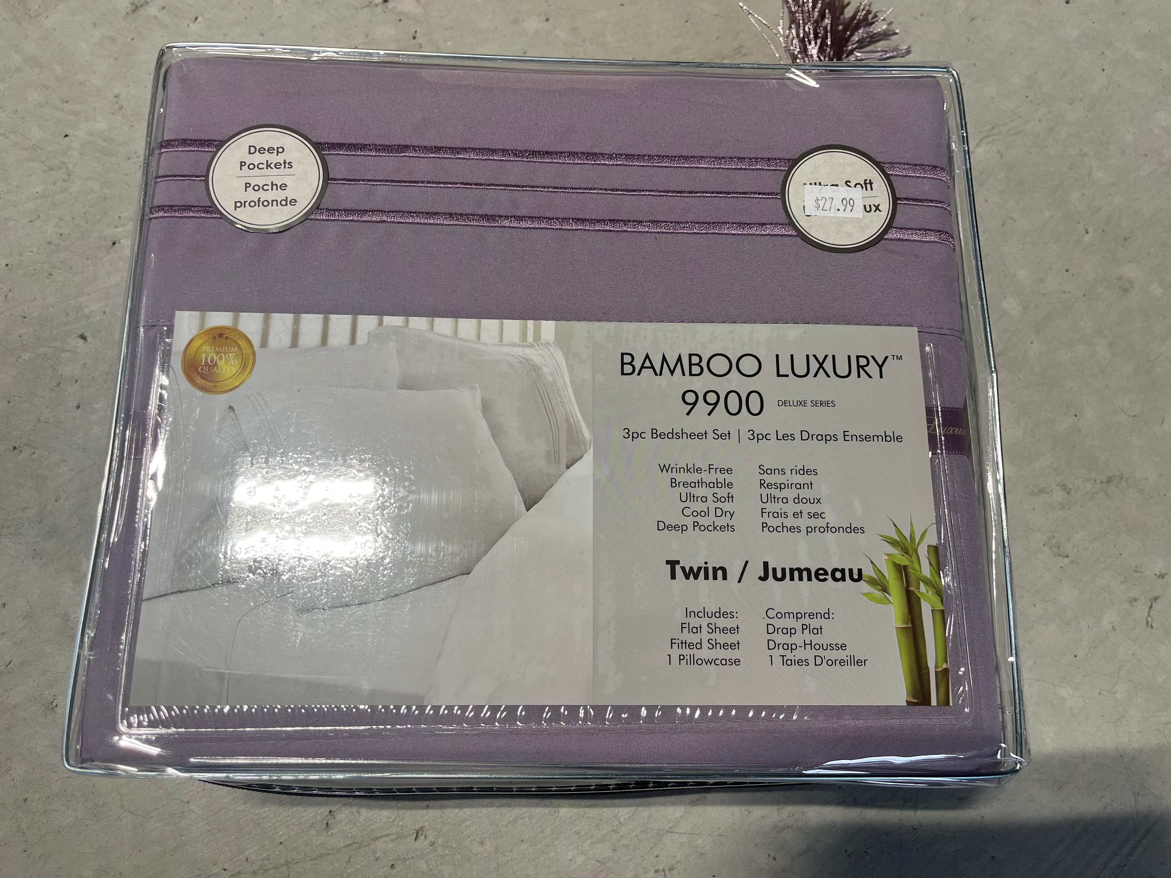 Bamboo Luxury 9900 4pc Sheet Set