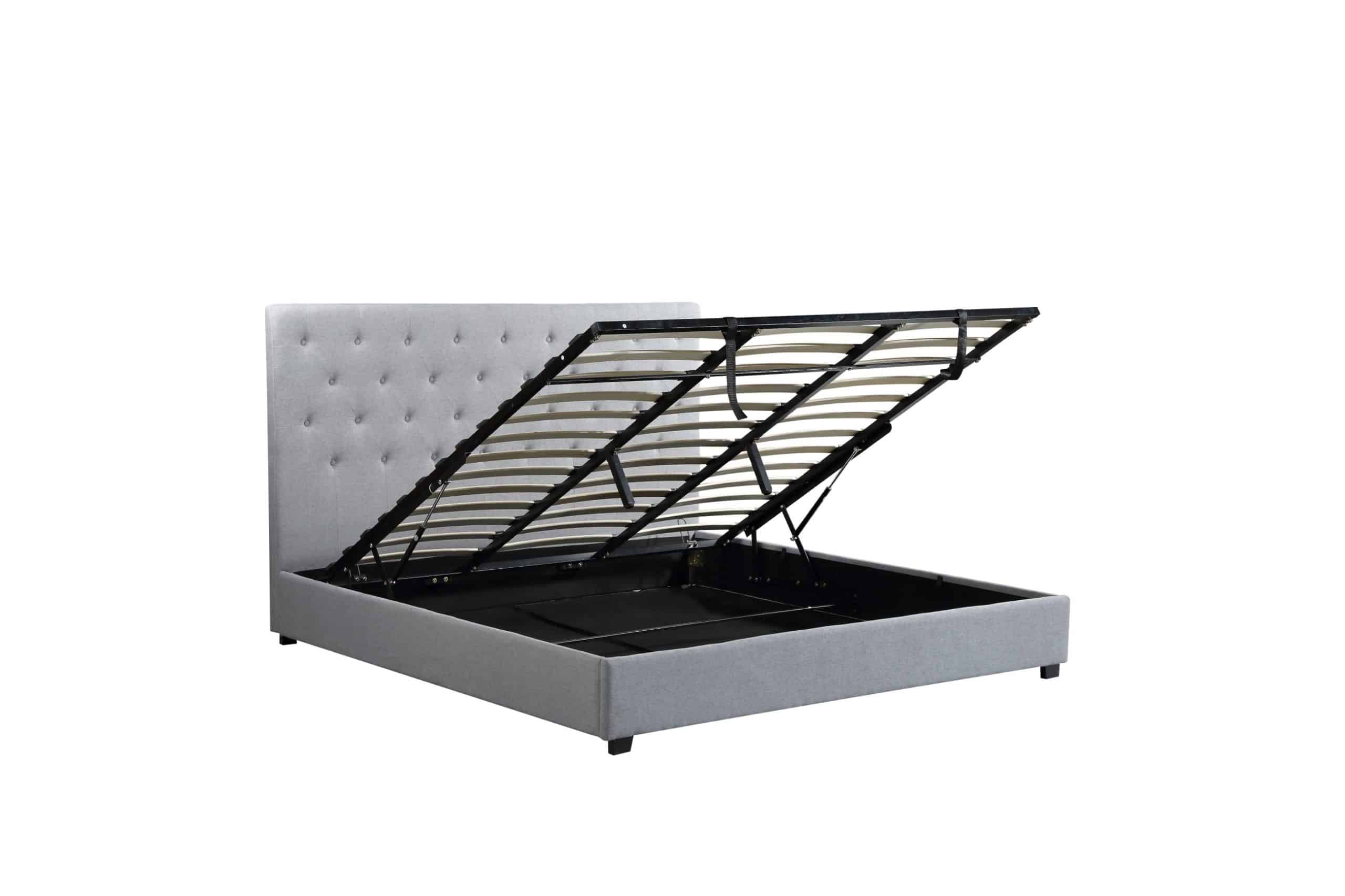 Logan – Lift Up Storage – Upholstered Platform Bed