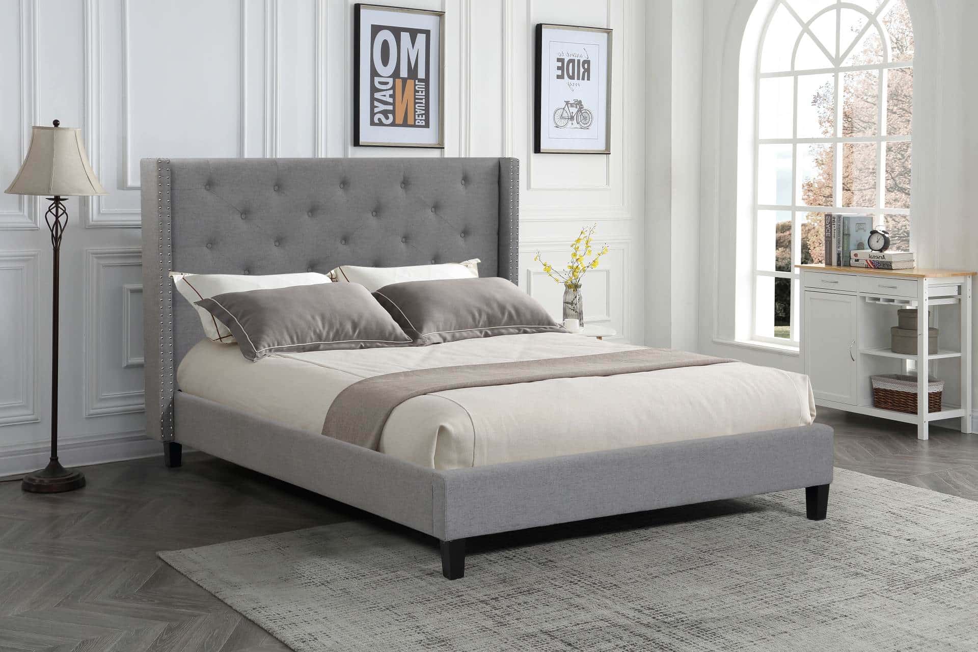 Megan – Upholstered Platform Bed