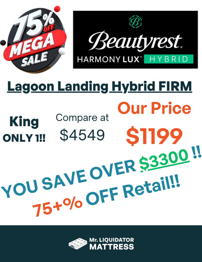 Beautyrest Harmony Lux Lagoon Landing Hybrid ONE OFF