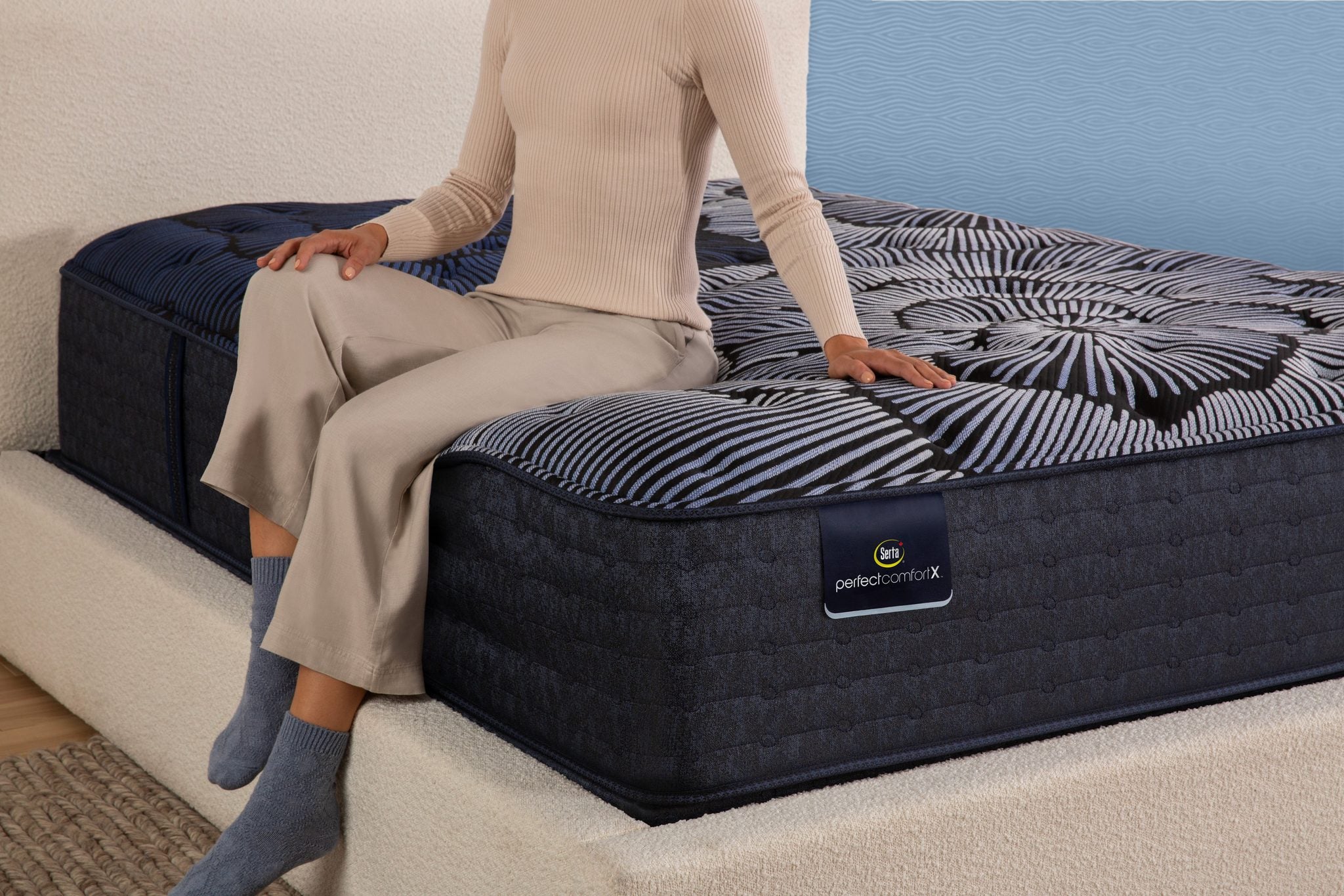 Serta PerfectcomfortX Relax Super Pillow Top Plush (image 4) - Mr. Liquidator authorized Serta dealer