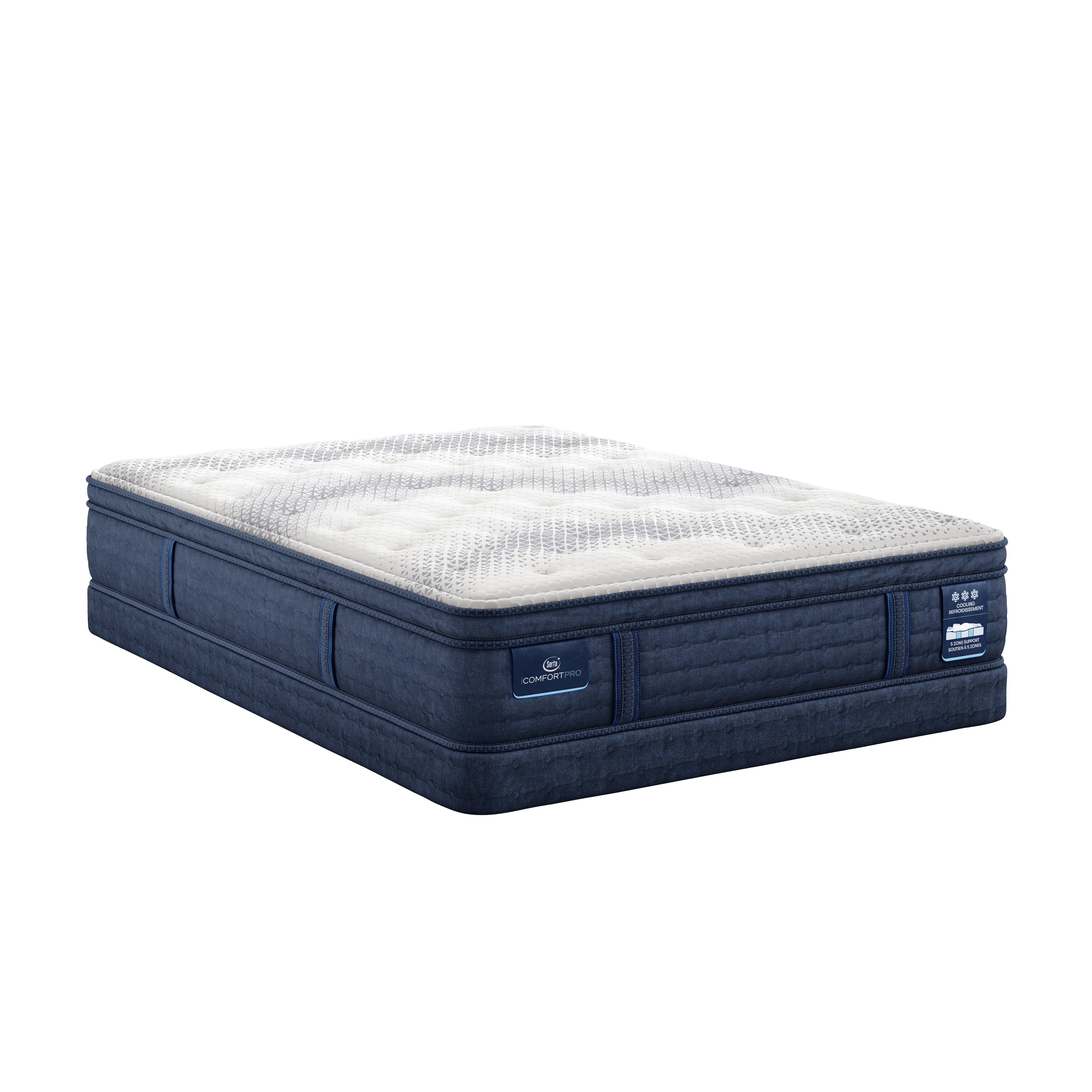 ONE OFF DEAL - 1 KING LEFT - Serta iComfort Pro Surrey Euro Top Plush
