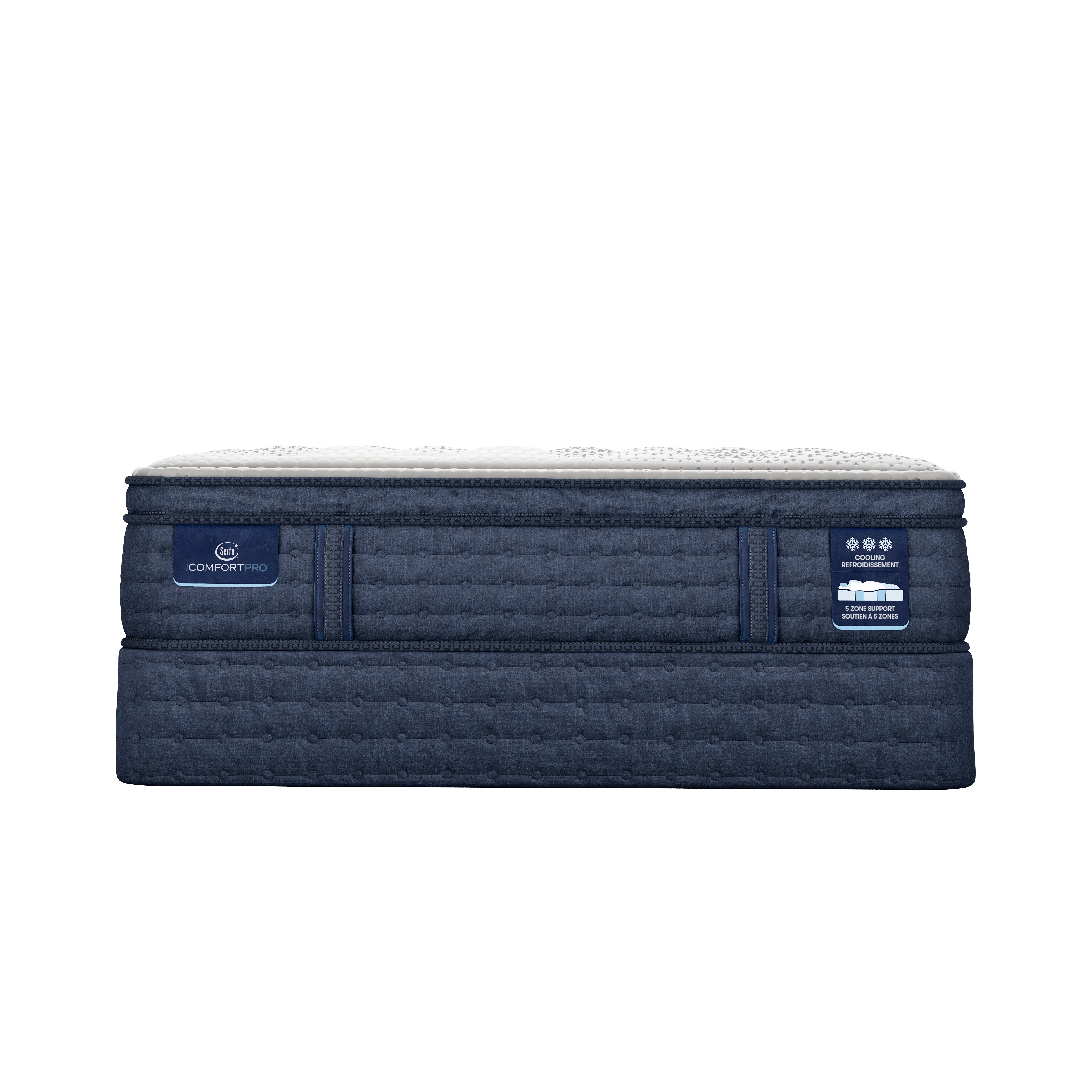 ONE OFF DEAL - 1 KING LEFT - Serta iComfort Pro Surrey Euro Top Plush