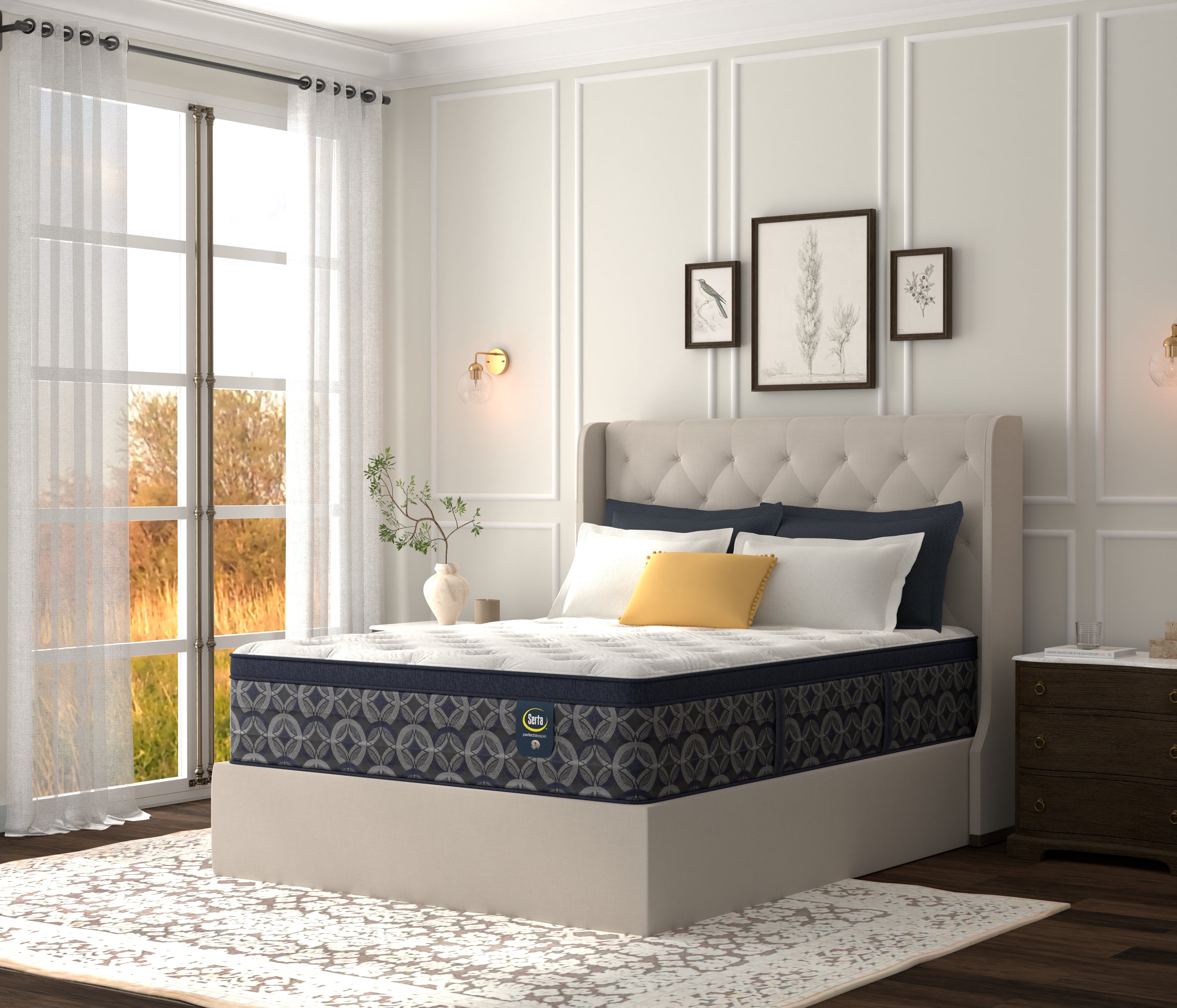 Serta PerfectSleeper Regatta Euro Top Firm - 14"