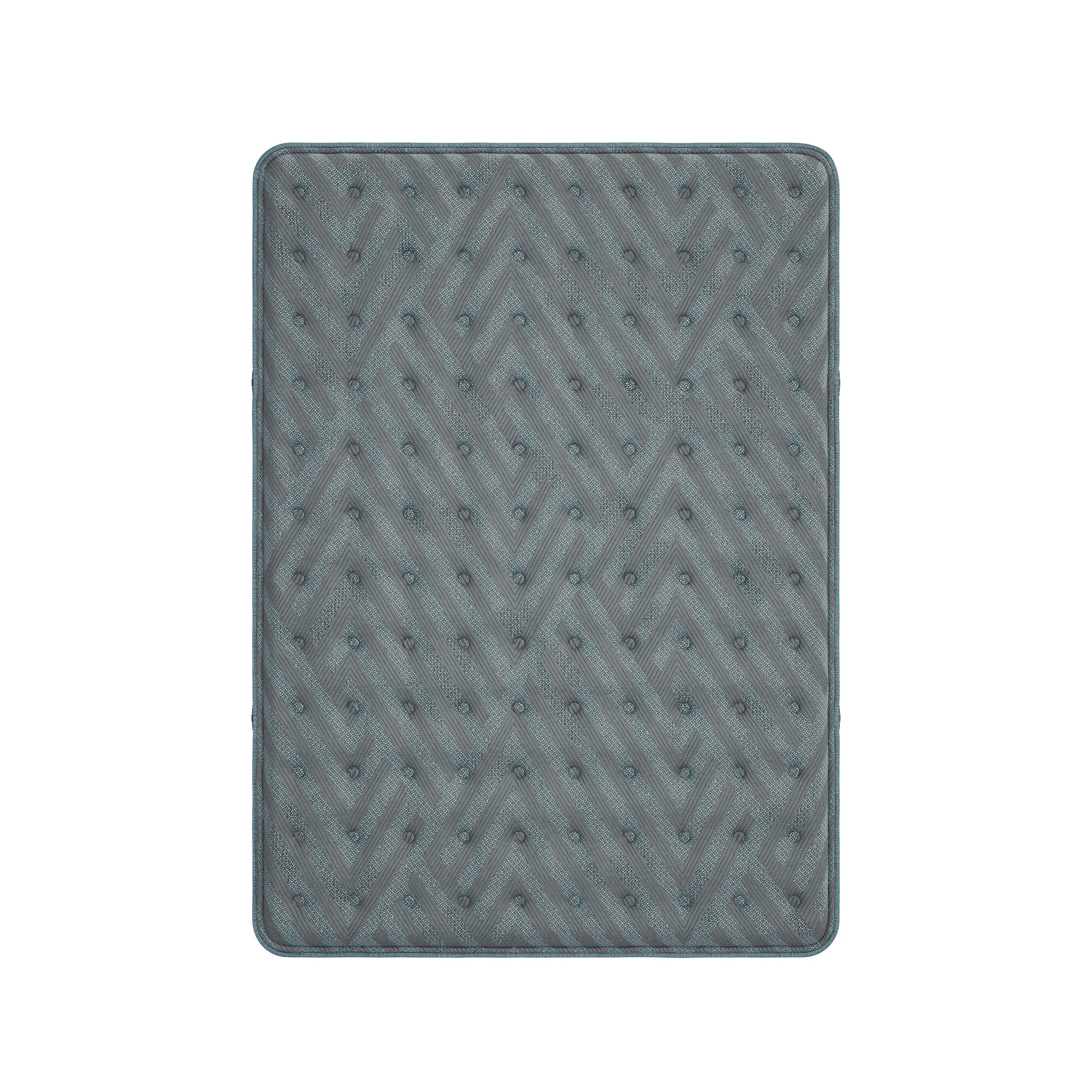 Beautyrest Isla firm pillow top mattress overhead view of the top of the mattress