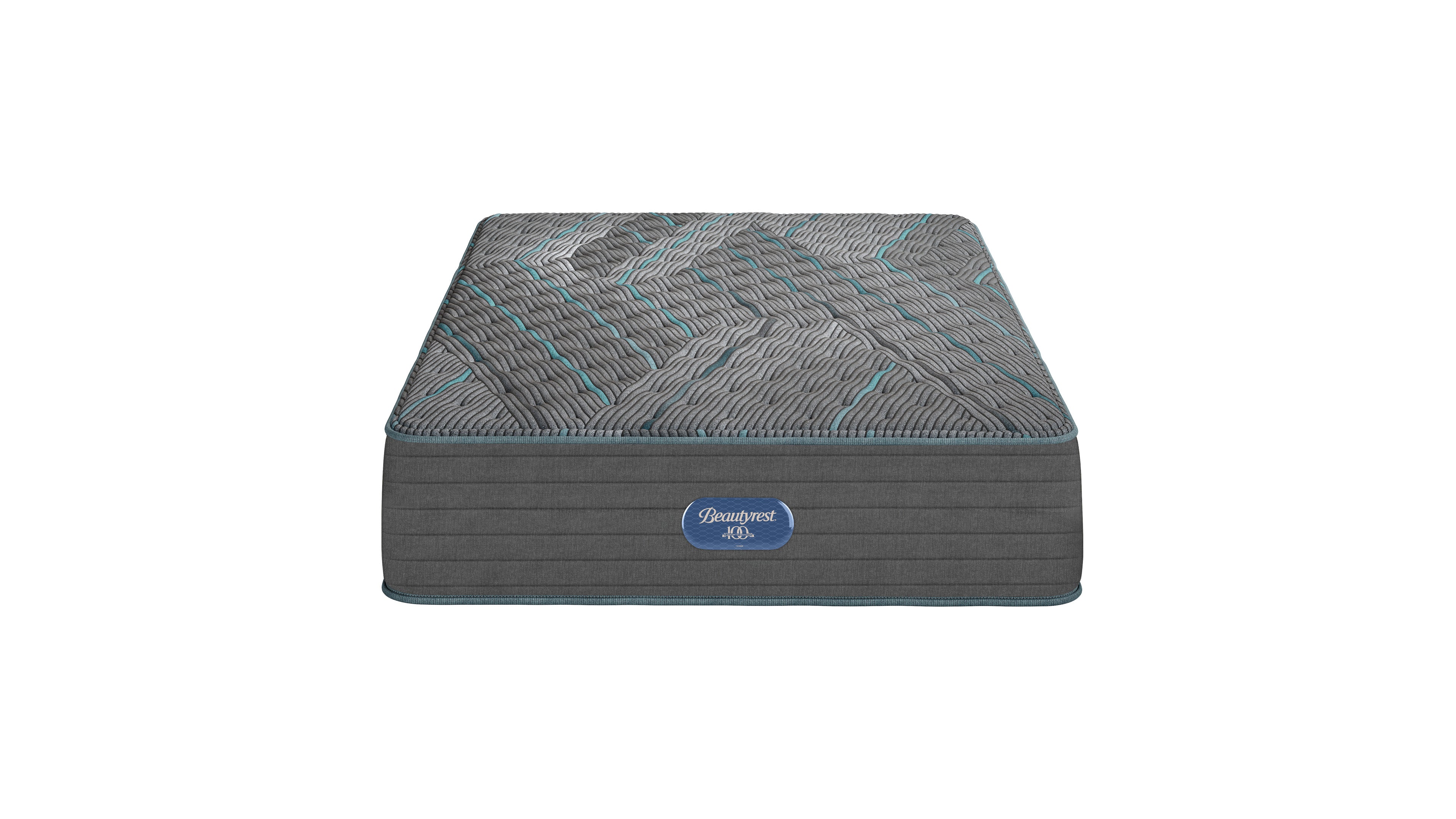 Beautyrest Luna Extra Firm Tight Top mattress front view with beautyrest logo