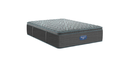 Side angle view of Beautyrest Eryx Medium Pillow top mattress