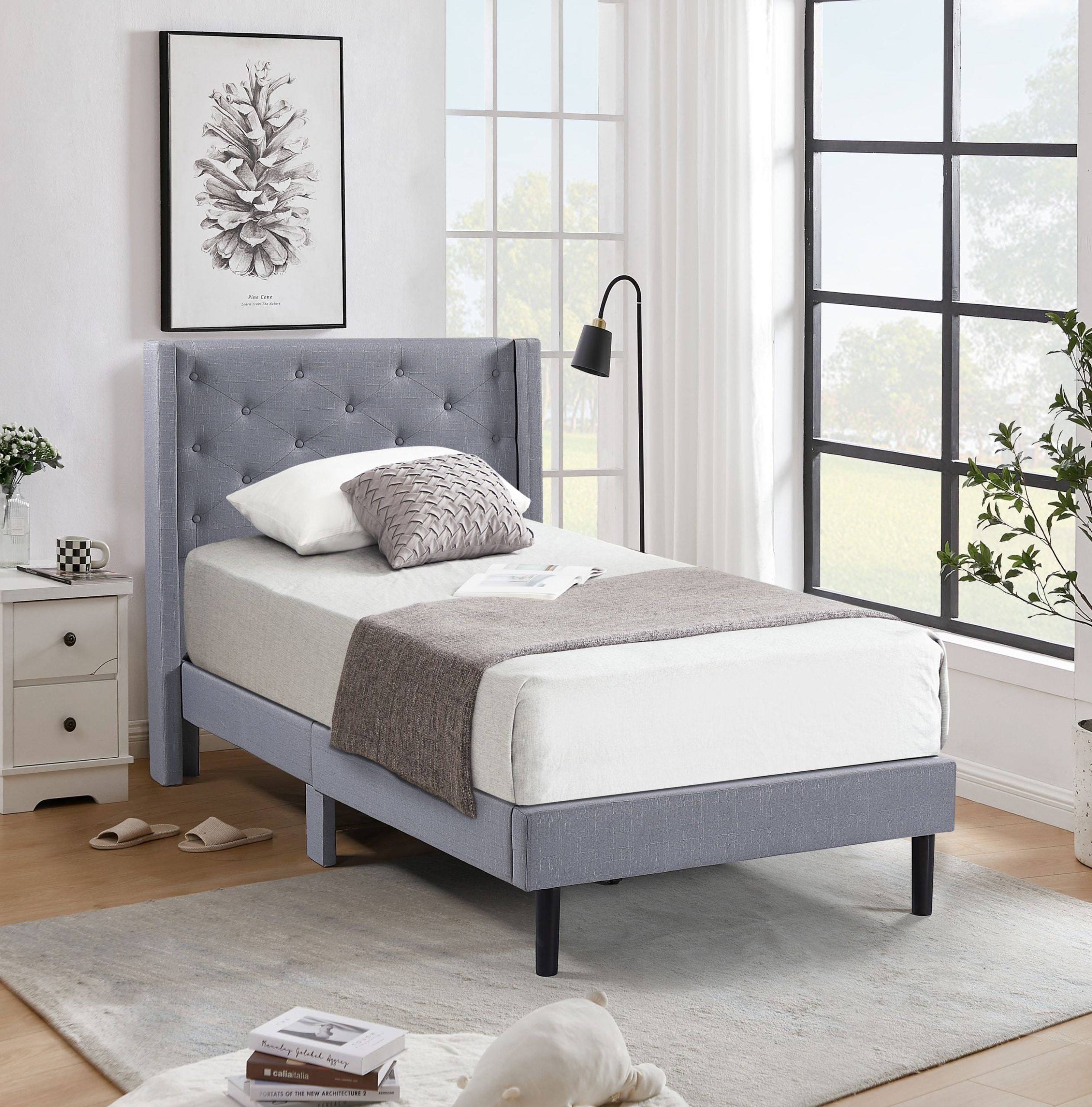 Lara – Upholstered Platform Bed